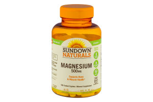 Sundown Naturals Magnesium 500 mg - 180 CT