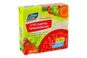 Суп харчо з рисовою крупою та натуральними сушеними овочами Традиційний Тьотя Соня м/у 180г