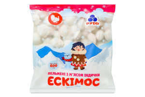 Пельмени с мясом индейки Эскимос Рудь м/у 600г