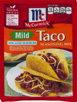 McCormick Taco Seasoning Mix Mild 30% Less Sodium