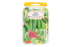 Насіння Огірок Крак F1 дражоване 3г Яскрава