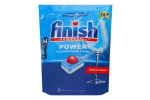 Таблетки для посудомоечной машины Power All in 1 Powerball Finish 94шт