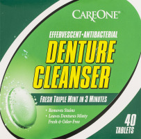CareOne Denture Cleanser Fresh Triple Mint - 40 CT