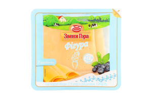 Сыр 27% твердый нарезка Фигура Звени Гора лоток 130г