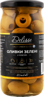 Оливки зеленые без косточки в рассоле Delisse с/б 370мл
