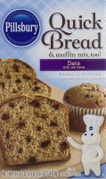 Pillsbury Quick Bread & Muffin Mix, Too! with Real Dates