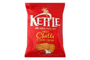 Чипси картопляні зі смаком солодкого перцю та сметани Kettle м/у 130г