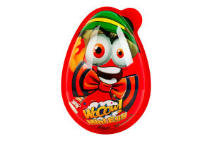 Яйцо пластиковое для мальчика с конфетами и сюрпризом Mini egg Wooow п/у 30г в ассорт
