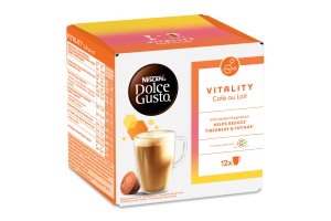 Напій кавовий розчинний Vitality Cafe au Lait Dolce gusto Nescafe к/у 12х10г