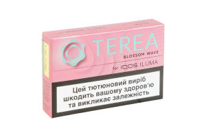 Виріб тютюновмісний для електричного нагрівання з фільтром Terea Blossom wave 20шт