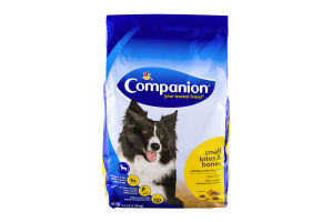 Companion Small Bites & Bones Dog Food Chicken & Rice Flavors