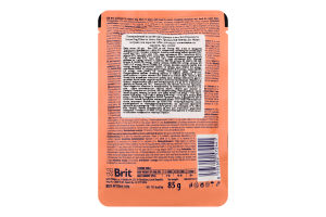 Корм влажный полнорационный для взрослых собак всех пород Beef&Carrot Premium by Nature Brit д/п 85г