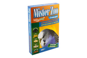 Корм д/хвилястих папуг Mister Zoo Стандарт 400г Hobby Meal