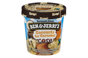 Ben & Jerry's Ice Cream Coconuts for Caramel Core
