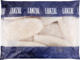 Тушки кальмара швидкозаморожені чищені глазуровані Lanzal м/у 800г