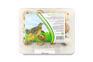 Яйця перепелині 12шт блістер Продовольчий Альянс