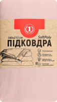 Підковдра пудрова 180х215см №1475475 ТМ "1" 1шт