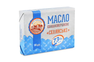 Масло 73% 180 г Селянське ДСТУ