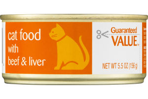Guaranteed Value Cat Food with Beef & Liver