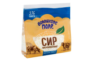 Сир кисломолочний 5% Волошкове поле м/у 330г