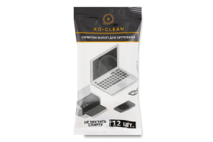 Серветки вологі д/оргтехніки ІксO-Клін 12шт Хоко.