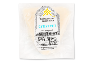 Сир 40% м'який крафтовий Сулугуні Браталівська сироварня кг