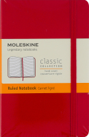 Записник Moleskine Classic кишеньк лінія червоний
