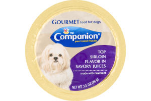 Companion Gourmet Food for Dogs Top Sirloin Flavor