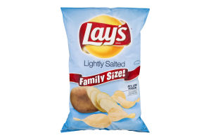 Lay's Potato Chips Lightly Salted Family Size
