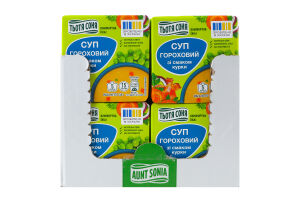Суп гороховый со вкусом курицы Тьотя Соня м/у 160г
