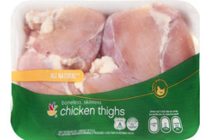 Ahold Chicken Thighs All Natural Boneless Skinless
