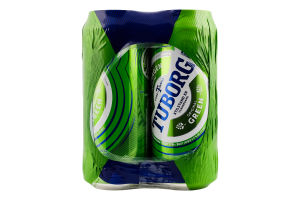 Пиво 6х500мл 4.6% світле пастеризоване Original Green Tuborg м/у