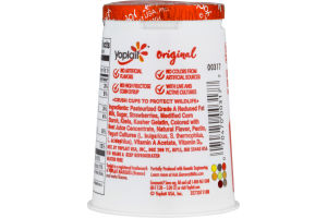 Yoplait Original Low Fat Yogurt Strawberry Kiwi