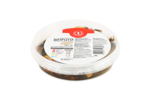 Шпроти в олії ТМ "1" г/к п/у 180г