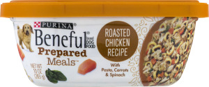 Purina Beneful Prepared Meals Dog Food Roasted Chicken Recipe