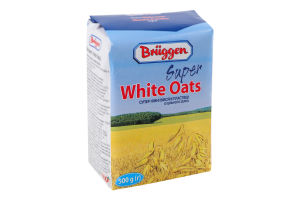 Хлопья овсяные из цельного зерна White oats Super Bruggen м/у 500г