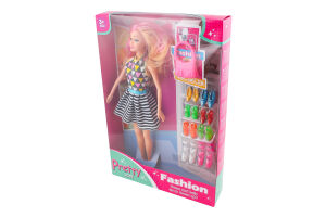 Іграшка Лялька з взуттям та сумочкою Solar