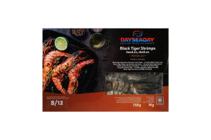 Креветки тигрові з головою с/м