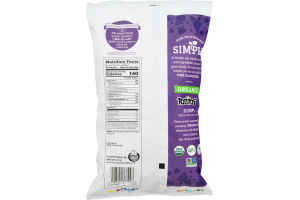 Tostitos Simply Organic Scoops Tortilla Chips with Sea Salt
