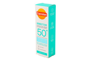 Крем для лица для чувствительной кожи солнцезащитный SPF 50+ Carroten 50мл