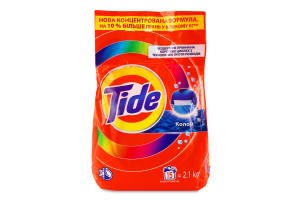 Засіб миючий синтетичний порошкоподібний Колор автомат 2,1кг Tide
