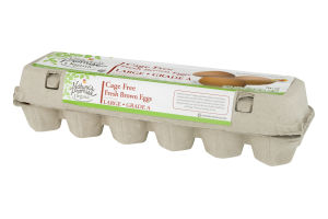 Nature's Promise Organic Cage Free Large Fresh Brown Eggs - 12 CT