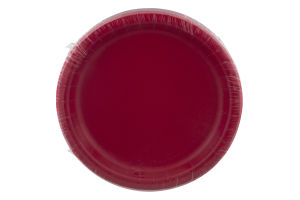 Smart Living Collection Lunch Plates Classic Red - 24 CT