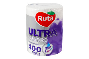 Рушник паперовий 3-х шаровий Ultra absorb Ruta 1шт