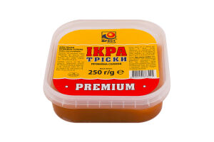 Икра трески пробойная соленая Premium Нерест п/у 250г