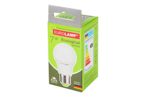 Лампа світлодіодна 7W E27 4000K Ecological Eurolamp 1шт