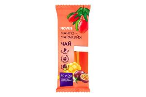 Концентрат напою рідкий пастеризований Манго-маракуя Чай Novus м/у 50г