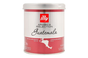 Кава натуральна смажена мелена Guatemala Arabica selection Illy з/б 125г