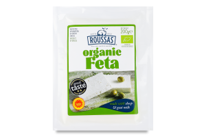 Сир Roussas Фета PDO 43% овеч/коз/мол органік
