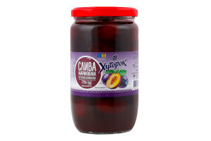 Слива маринована стерилізована Хуторок с/б 770г